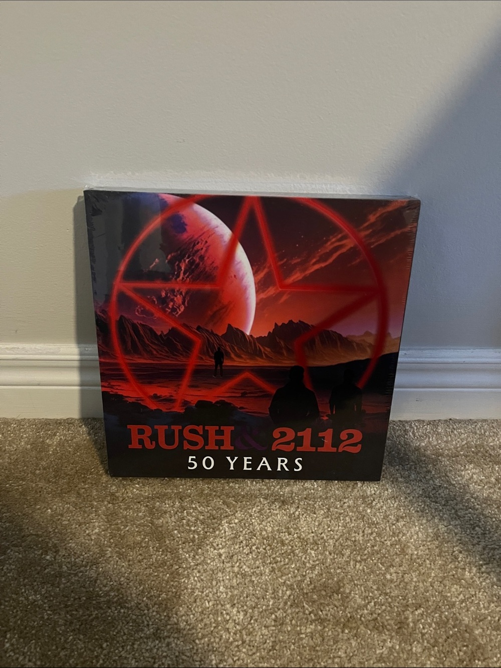 2112 50 Years Red Wall Art Canvas